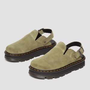 Zebzag Suede Casual Slingback Platform Mules